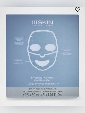 111 Skin Cryo De-Puffing Facial Mask
